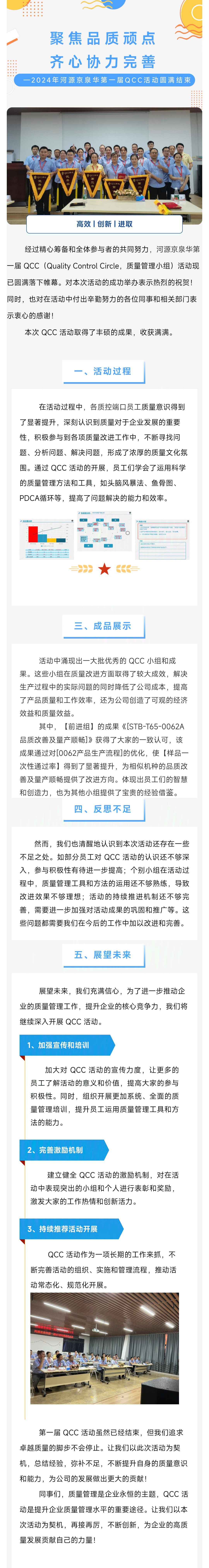 主题：聚焦品质顽点，齐心协力改善—2024年河源京泉华第一届QCC活动圆满结束.jpg
